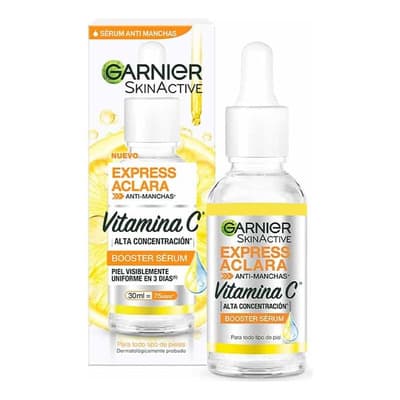 Serum Antimanchas Garnier Vitamina C Express Aclara 30 Ml Momento De Aplicación Día/noche Tipo De Piel Todo Tipo De Piel - $199.00 en Mercado Libre | PrecioMX
