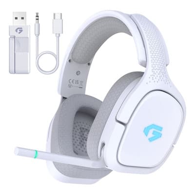 Audífonos Gamer Inalámbricos 2.4GHz y Bluetooth 5.4 con Micrófono con Cancelación de Ruido para PS5, PS4, PC y Switch | Sonido 3D, Baja Latencia, Batería 30H BOGAST Captain 700 Pro