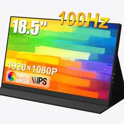 Monitor Portátil 18.5'' 1080p 100hz Hd Pantallas Lcd Caja