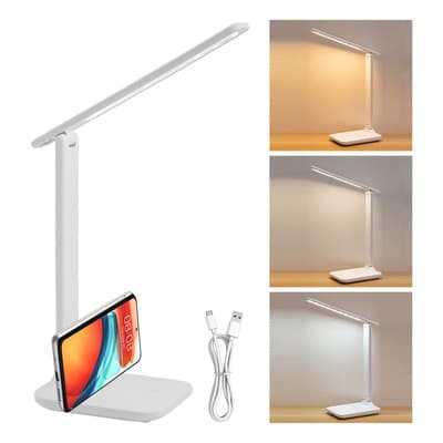 Naiwant® Lámpara De Escritorio Led Recargable Usb Blanco 4000mah Ángulo Ajustable Giratorias 3 Temperaturas De Color Luz Blanco Frío Blanco Cálido Blanco Neutro 2800-6500k Brillo Ajustable - $85.57 en Mercado Libre | PrecioMX