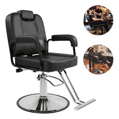 Silla Reclinable Barbero Altura Ajustable Estética, Barbería Color Negro Redonda - $2,898.90 en Mercado Libre | PrecioMX
