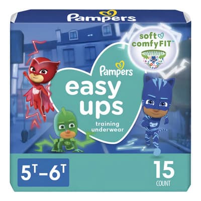 Pampers Pañales Easy Ups Ropa Interior De Entrenamiento Para Niños Talla 7 5t-6t, 15 Unidades - $727.55 en Mercado Libre | PrecioMX