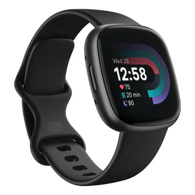 Reloj Inteligente Fitbit Versa 4 Con Gps, Frecuencia Cardíaca, Negro