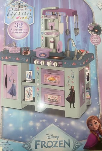 Cocina Gde Juguete Disney Frozen 32 Accesorio C/luz Y Sonido - $3,428.00 en Mercado Libre | PrecioMX