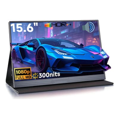 Monitor Portátil Con Pantalla De 15.6 Ips | Resolución Full Hd 1080p | 300nits | 60hz | Hdr+ | Altavoz Integrado | Usb-c/mini Hdmi | Pc/mac/xbox/ps5/switch