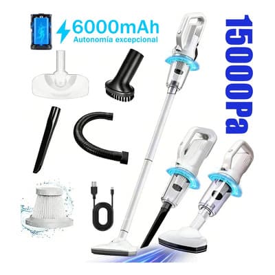 Aspiradora De Mano Multifuncional, Potencia De 120 W, Succión De 15 Kpa, Adecuada Para Uso Doméstico Y En El Automóvil