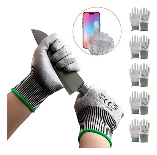 5 Pares Guantes Anticorte Nivel 5 Guantes Industriales Hppe - $183.21 en Mercado Libre | PrecioMX