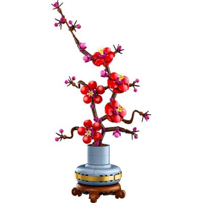 Lego Botanicals Flor De Ciruelo 10369; Arreglo Floral Con Cinco Flores De Ciruelo, Cuatro Botoncitos Y Follaje, Maceta Azul Y Base Armables; 18+ 327 Icons - $549.00 en Mercado Libre | PrecioMX