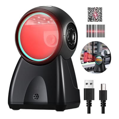 Lector De Códigos De Barras Omnidireccional 1d/2d/qr Con Usb Velocidad Barrido Rápido, Plug And Play Aomu - $574.24 en Mercado Libre | PrecioMX
