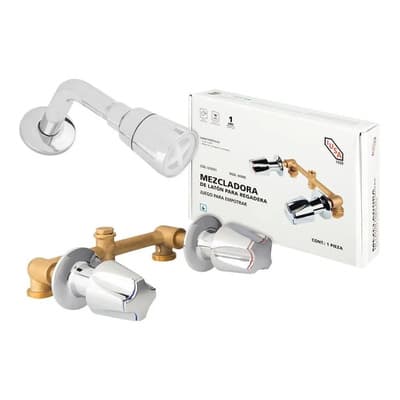 Llave Mezcladora Con Regadera Para Empotrar Cromado - $849.00 en Mercado Libre | PrecioMX