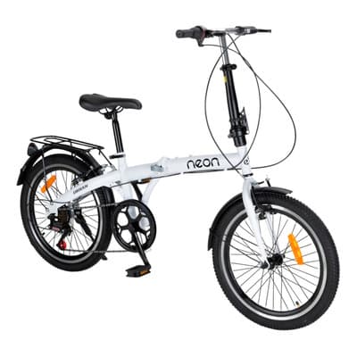 Bicicleta Plegable R20 Urban-W 7 Velocidades – Bike Urbana Blanca con Portaequipaje – Cuadro de Acero, Resistente y Compacta – Ideal para Movilidad en Ciudad - $4,245.00 en Mercado Libre | PrecioMX