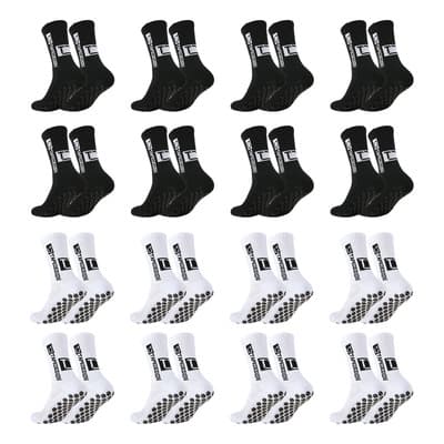 16 Par Calcetin Media Deportivos Fútbol Antideslizantes