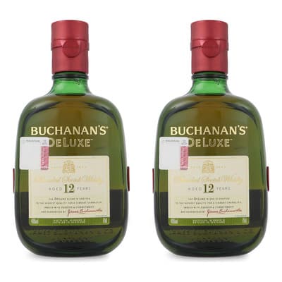 Paquete Whisky Buchanan's Deluxe 12 Blended Scotch 750ml X2 - $1,273.00 en Mercado Libre | PrecioMX