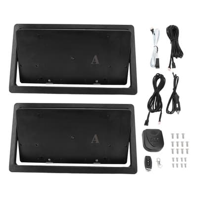 Plate Flipper, 2 Unidades, Diseño De Tapa Abatible Para Cont