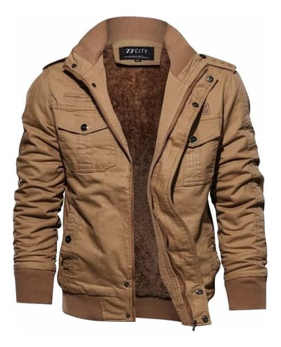 Chaqueta De Algodón Con Forro De Felpa Para Abrigo Chamarra - $235.22 en Mercado Libre | PrecioMX