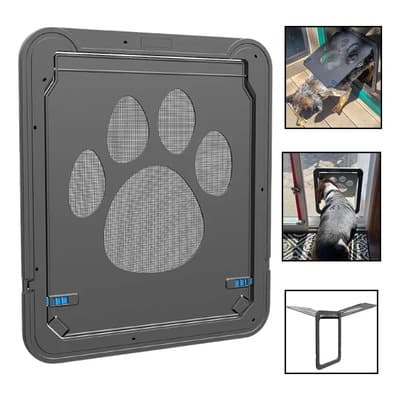 Eonspark Puerta Magnética Para Mascota 37 X 42cm, Para Perros Y Gatos Pequeños, Medianos Y Grandes, Con Cierre Automático Magnético Y Cerradura (medianos A Grandes) Negro - $495.00 en Mercado Libre | PrecioMX
