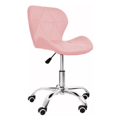 Barbara Home Silla de Oficina Ejecutiva Slb 105 Ergonómica con Apoyo Lumbar Rosa