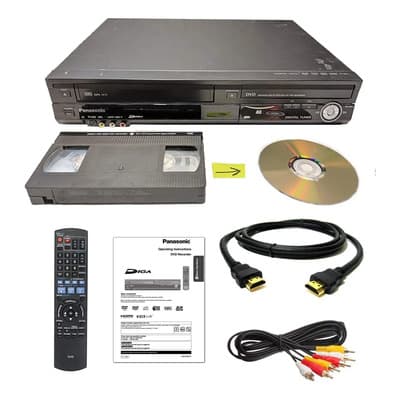 Combinación De Grabadora Vhs A Dvd Panasonic Vcr Reacondicio - $13,252.38 en Mercado Libre | PrecioMX