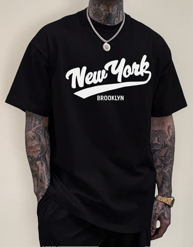 Playeras Hombre Manga Corta Moda Casual Estampado De Letras - $98.00 en Mercado Libre | PrecioMX