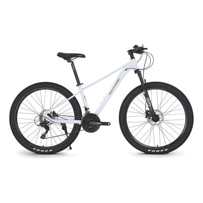 Bicicleta Rocatomic Hyper Mtb De Montaña R27.5 21v Shimano Color Blanco Tamaño Del Cuadro S