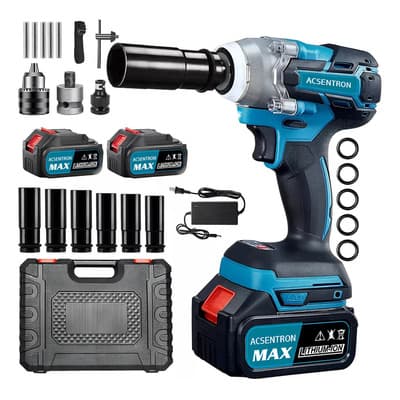 Llave De Impacto Acsentron 21V65N Recargable De Doble Propósito 2 Baterías Azul Marino - $751.90 en Mercado Libre | PrecioMX