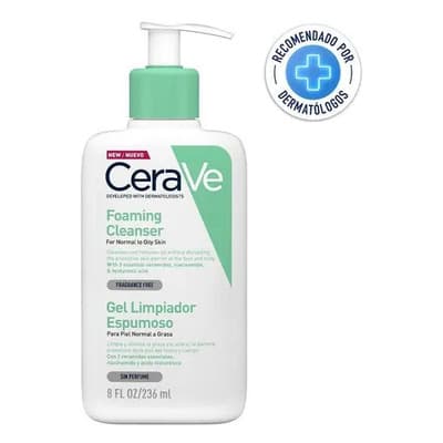 Cerave Gel Limpiador Espumoso Diario Para Uso De Día O Noche, Para Piel Mixta, Grasa O Con Acné, Anti Puntos Negros, Hipoalergénico Y Libre De Parabenos, 236 Ml Día/noche - $225.00 en Mercado Libre | PrecioMX