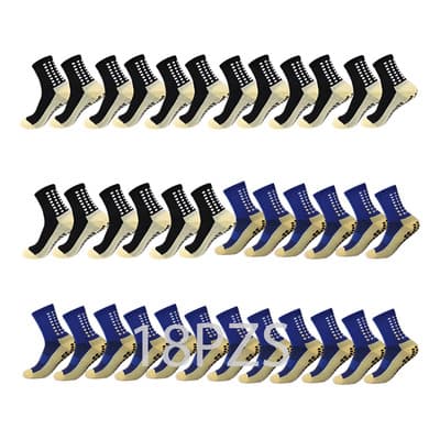 18par Calcetin Media Deportivos Fútbol Antideslizantes