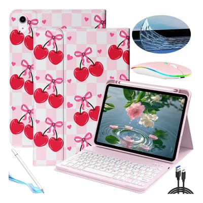 Funda+teclado +lapiz +mouse P/iPad 11a A16 2025/iPad 10a Ñ - $290.30 en Mercado Libre | PrecioMX
