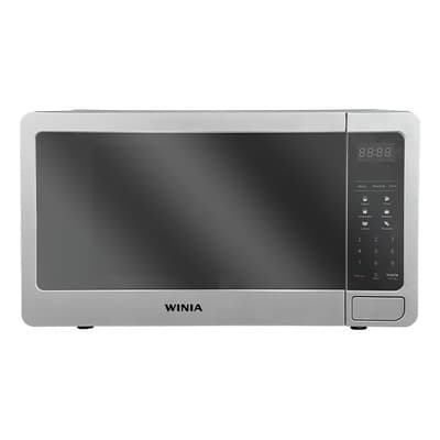 Microondas Winia 0.7 pies cúbicos Plata KOS-63MSS 700W con Descongelamiento Automático