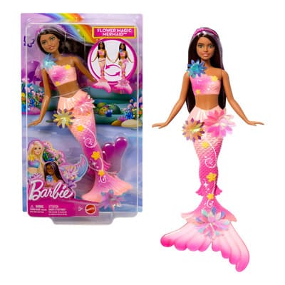Muñeca Barbie Sirena Flower Magic Mermaid - $649.00 en Mercado Libre | PrecioMX