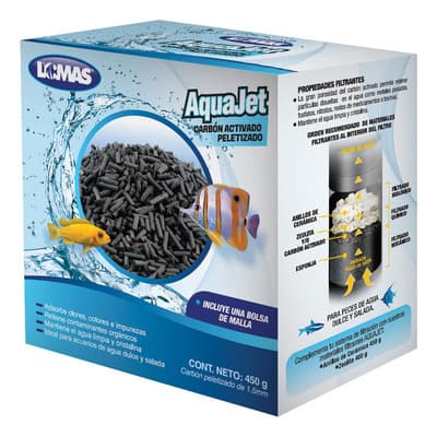 Carbon Activado Para Acuario 450 G 1.5 Mm Filtrante Pecera - $79.74 en Mercado Libre | PrecioMX