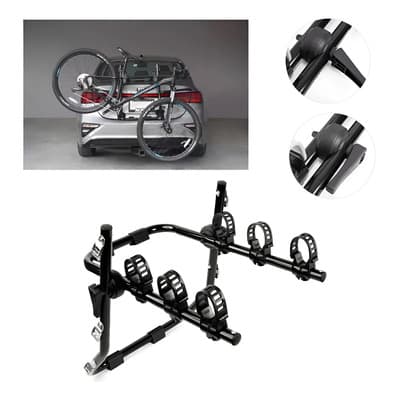 Portabicicletas De Cajuela Techo Generic Rack 3 Bicicletas New Color Negro