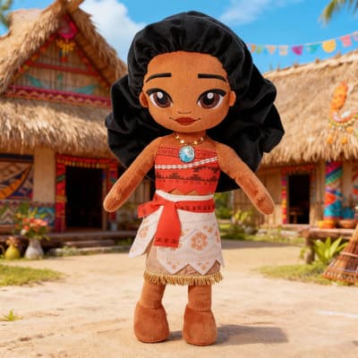 Peluche Moana Disney 35 Cm Naranja Hipoalergénico Para Niños - $161.85 en Mercado Libre | PrecioMX