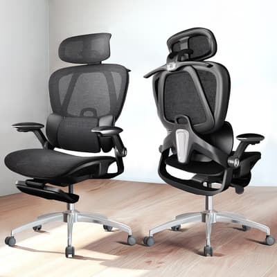 Silla Gamer Ergonómica Con Soporte Lumbar Elástico Ouo T70 Color Negro/plateado Material Del Tapizado Malla - $3,718.00 en Mercado Libre | PrecioMX