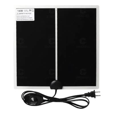 Placa Calefactora Para Terrario De Reptiles De 14w Negro 28x28cm Placa Calefactora Manta Cxmqiaga - $179.80 en Mercado Libre | PrecioMX