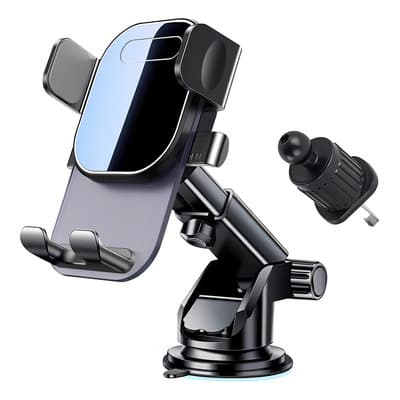 Soporte Para Celular Base Soporte Grande Porta Celular 360 Ventosa Coche 3en1, Compatible Con Hasta 7 Pulgadas Negro Jeeyee - $135.85 en Mercado Libre | PrecioMX