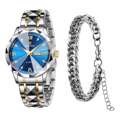 Reloj Hombre Regalo Con Caja De Ben Nevis Analógico Clásico, Elegante Y Lujoso, Con Pantalla De Fecha, Acero Inoxidable De Alta Calidad, Resistente Al Agua Plateado Azul - $278.69 en Mercado Libre | PrecioMX