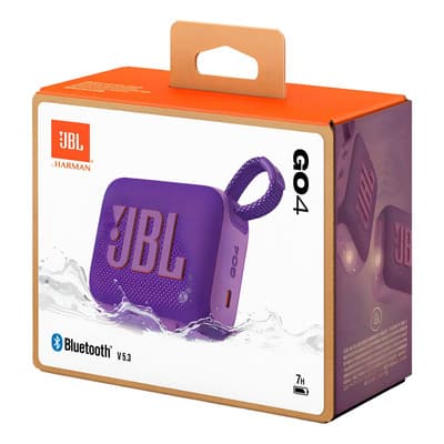 Bocina Portátil Jbl Go 4 Bluetooth Morado