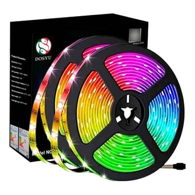 Tira Led Multicolor Luces Decorativas 300led Contra Agua 10m Color De La Luz Rgb - $208.32 en Mercado Libre | PrecioMX