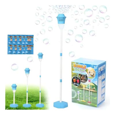 Máquina De Burbujas Vertical, Soplador Automático De Burbujas, Con Música Ligera, 10 Agujeros Máquina De Burbujas, Altura Ajustable, Adecuado Para Jardines,terrazas,césped,patios,playas (azul) - $270.92 en Mercado Libre | PrecioMX