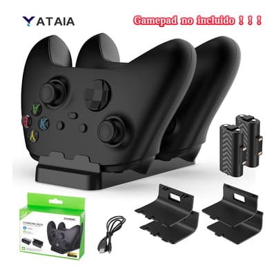 Yataia Kit Batería Recargable Para Mando Xbox One Series S/x 2x800mah, Estación De Carga Dual Tapa De Batería, Negro, Xbox Accesorios - $268.98 en Mercado Libre | PrecioMX
