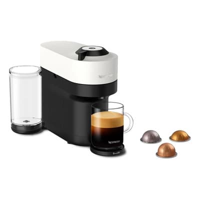 Cafetera Nespresso Vertuo Pop Breville Blanca 5 Tamaaos