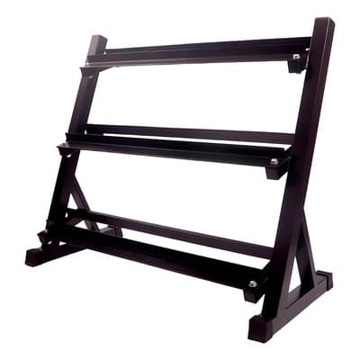 Rack Para Mancuerna 5 A 40lbs Gimnasio Estante Fitness Color Negro