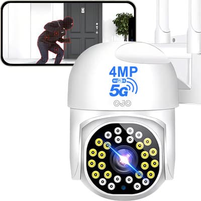 Ojo Cámara De Seguridad 4mp Full Hd Exterior Wifi 5g Visión Nocturna Ip66 Blanco - $298.00 en Mercado Libre | PrecioMX