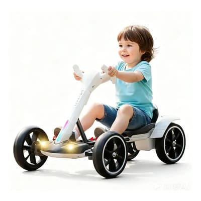 Kart Eléctrico Para Niños, Todoterreno De 4 Ruedas Blanco Blanco - $1,918.80 en Mercado Libre | PrecioMX