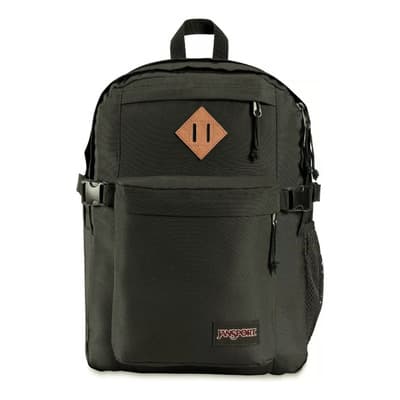 Mochila Jansport Main Campus Color Black Diseño De La Tela Liso