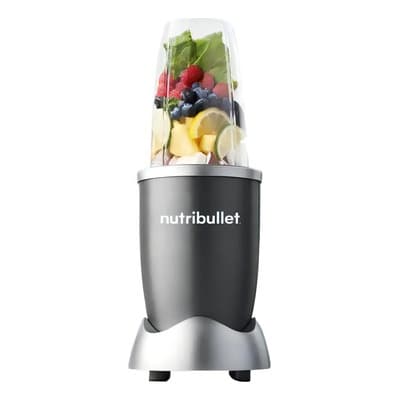 Licuadora portátil Nutribullet 600-series 5 accesorios 600W 710 mL gris con vaso de tritan - Incluye 5 accesorios