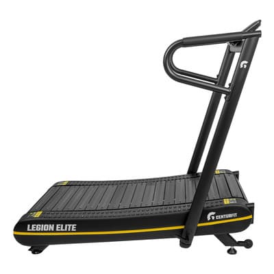 Caminadora Curva Mecanica Semi Profesional Con Display Color Negro