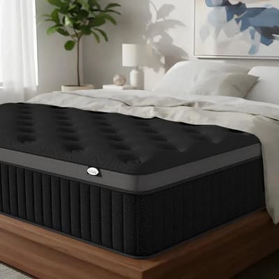 Colchón Híbrido Queen Size 26cm - Memory Foam Con Gel Refrescante Y Resortes Ensacados, Soporte Lumbar Firme Para Alivio Del Dolor De Espalda, Transpirable Y Antiácaros - 150x190cm