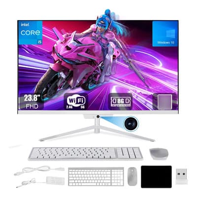 PC All In One 23.8" Intel Core i5 8GB RAM 256GB SSD Full HD AKIOEK